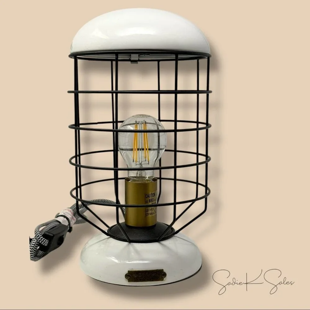 Cage Table Lamp -‎ Hearth & Hand Magnolia - Vintage Lantern Style 2018